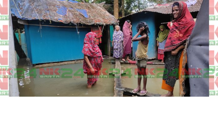 বন্যা শেষ হলেও এখনো পানি বন্ধি নোয়াখালীর ১২লাখ মানুষ