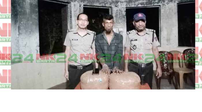 8 kg ganja, cash was found in the garage, arrest-1