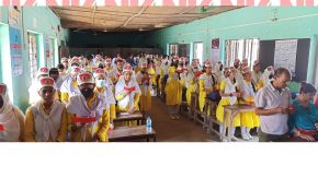বাল্যবিবাহ প্রতিরোধে শপথ নিলো দুই শতাধিক স্কুলছাত্রী